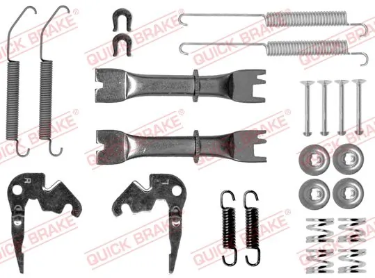Accessory Kit, brake shoes
